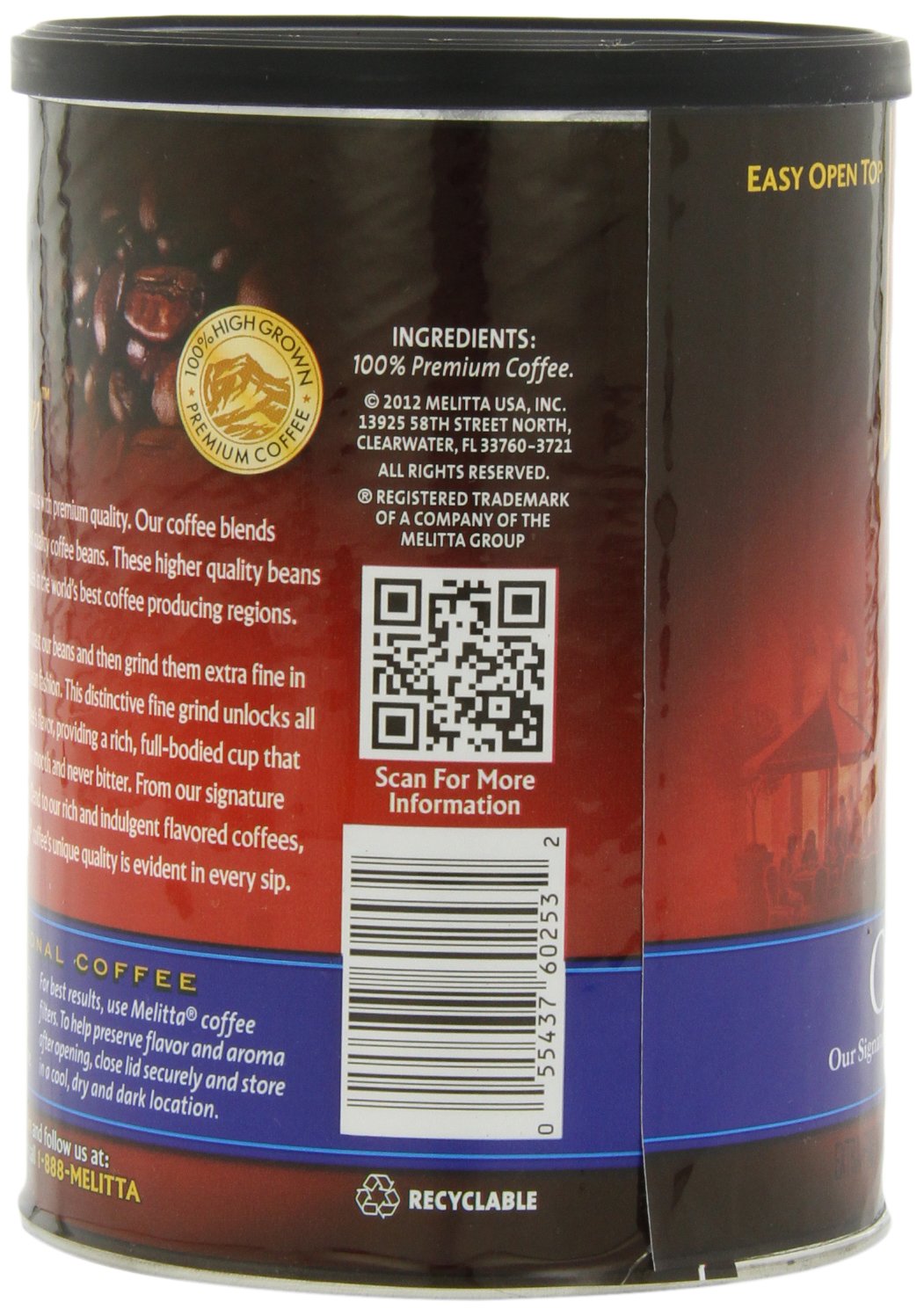 Melitta Coffee Medium Roast Extra Fine Grind, Classic Blend, 11 Ounce