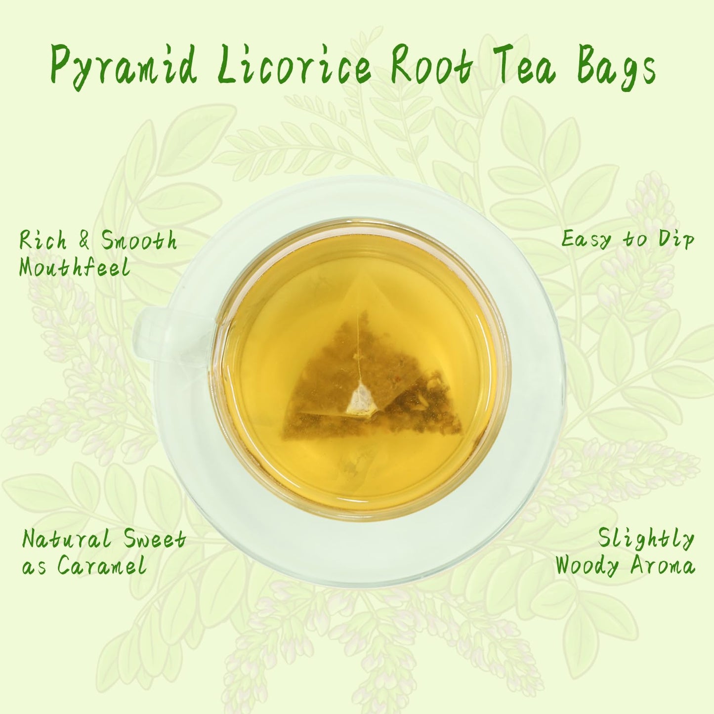 Jarteela Licorice Tea Bags - Caffeine-free, Non-GMO, Digestion Support - 40 Count (Pack of 1)