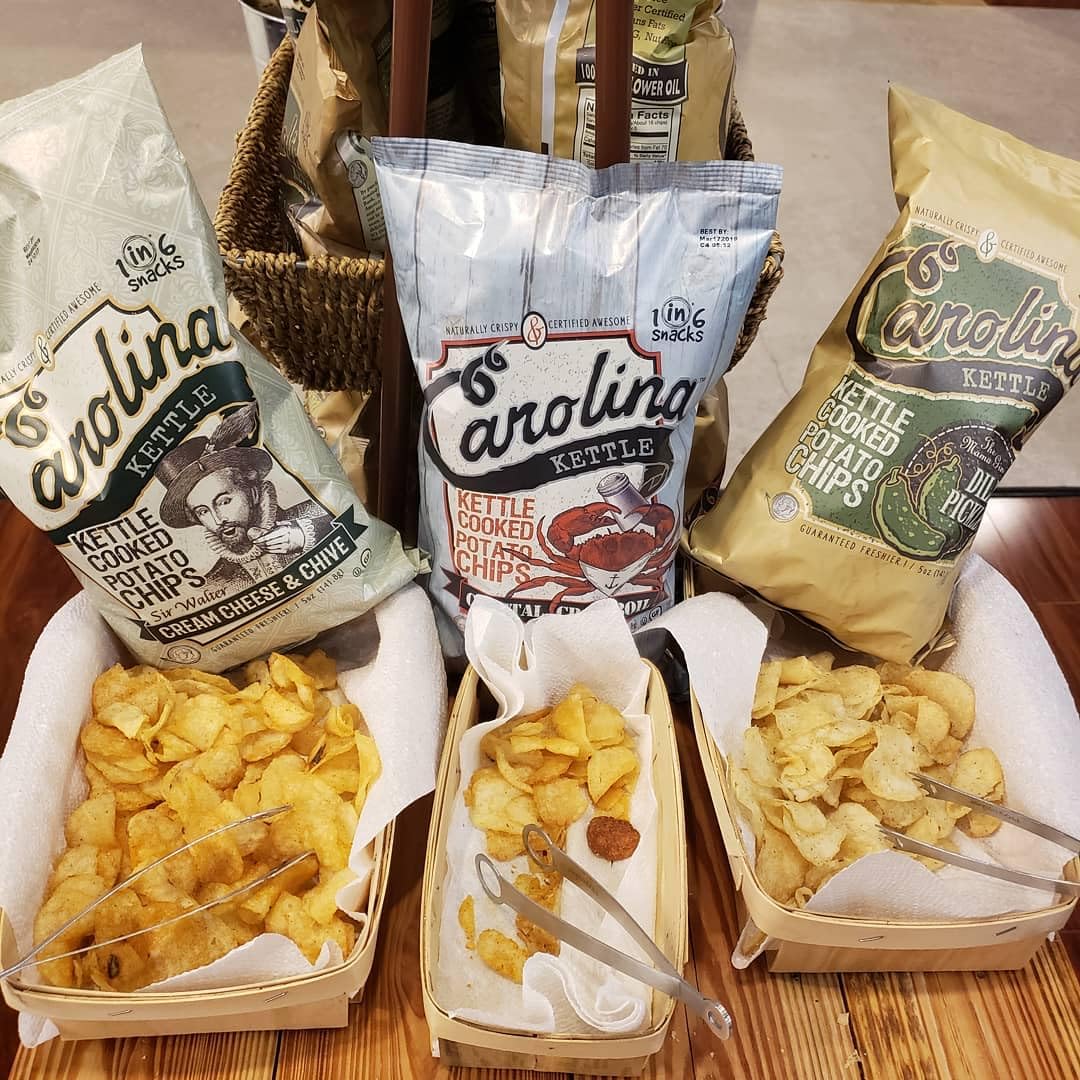 Carolina Kettle Chips | Kettle Cooked Potato Chips | Gluten Free | Variety Pack (20 x 2 oz.)