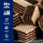 Loacker Quadratini Chocolate Wafer Cookies - 30% Less Sugar - Enhanced Crispy Bite Size Wafers With Chocolate Cream Filling - Resealable Family Pack - Non-Gmo - Fine Flavor Cocoa From Our Sustainable Farming Program - Large Snack Bag 250G/8.82Oz