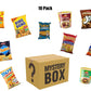 Filipino Snacks Box Variety Pack Assortment Of 10 Authentic Food Products Like Boy Bawang, Lucky Me, Jacknjill, Skyflakes And More With Philippines Flag And Pride Stickers