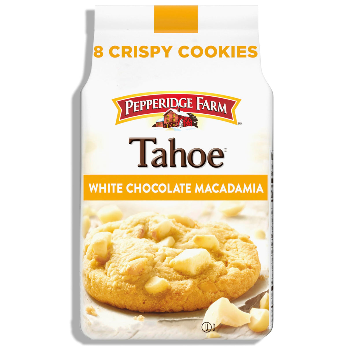 Pepperidge Farm Tahoe Crispy White Chocolate Macadamia Nut Cookies, 7.2 Oz Bag (8 Cookies)
