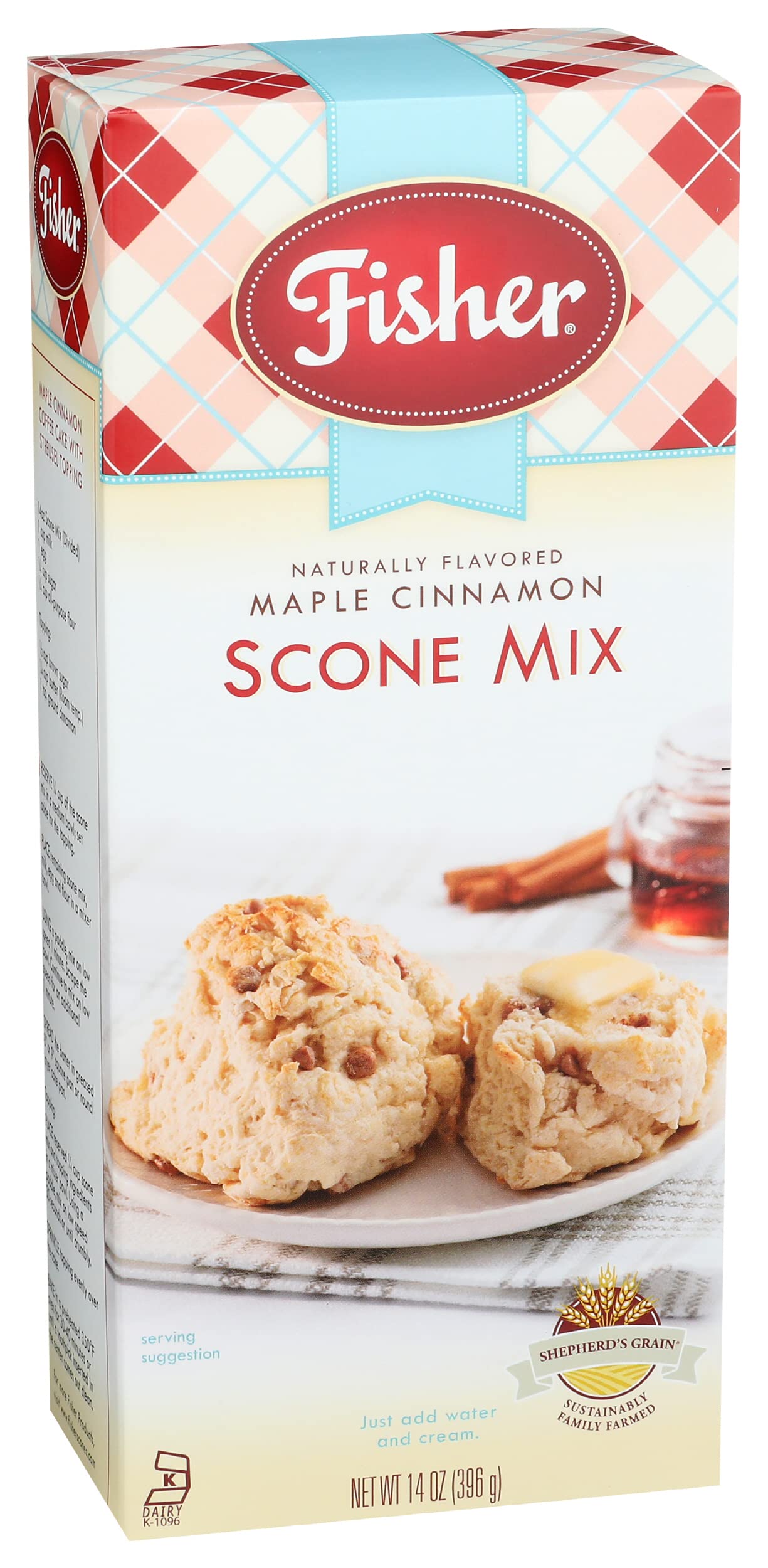 Fisher Scone Mix, Maple Cinnamon, 14 Oz (Pack Of 1)