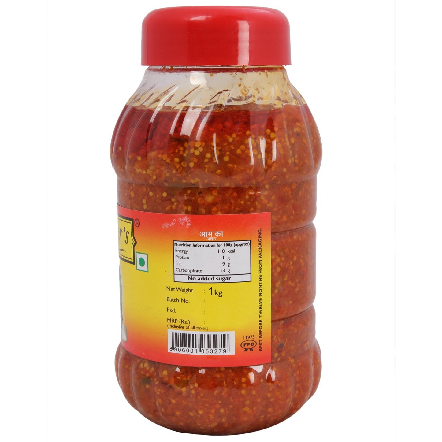 Mothers Recipe Pickle, Mango , 1Kg Jar