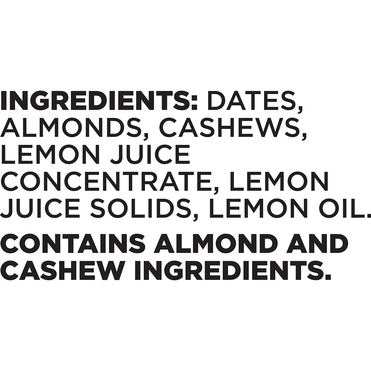 Larabar Lemon Bar, Gluten Free Vegan Fruit & Nut Bar, 1.6 Oz Bars, 6 Ct