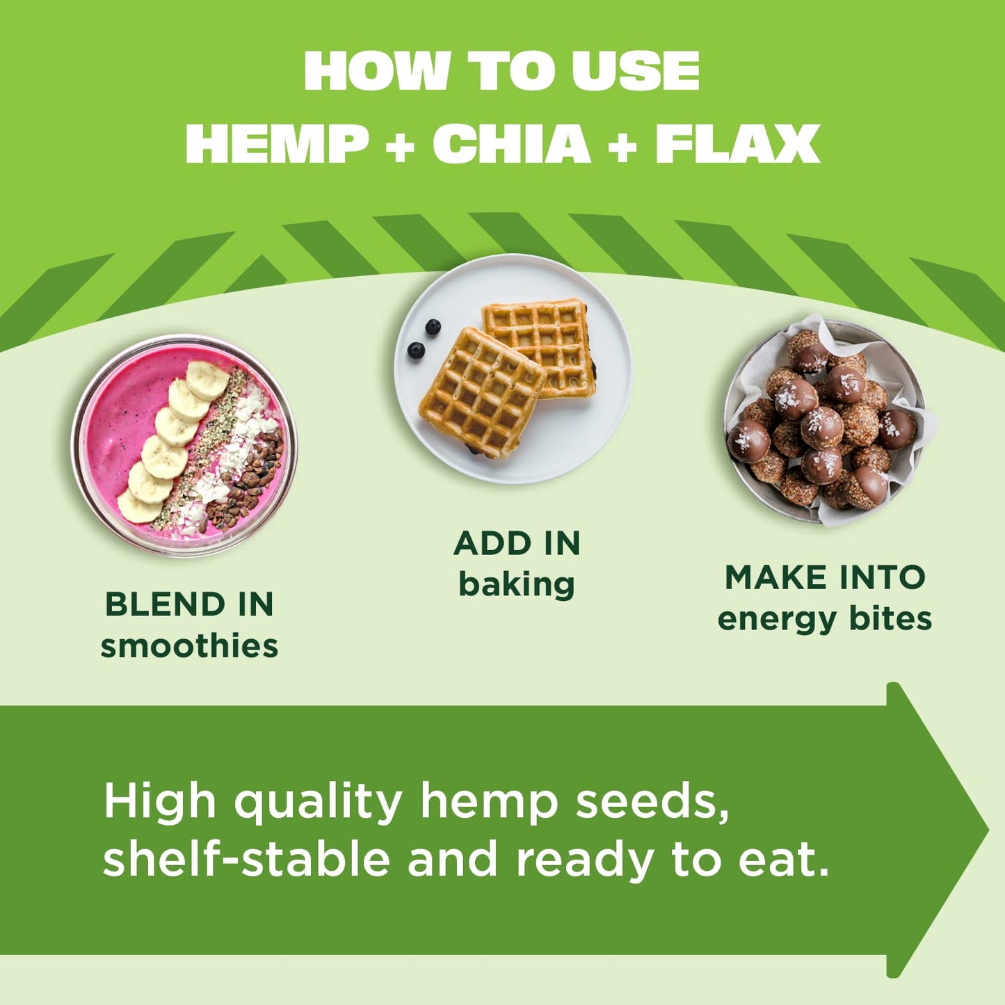 Manitoba Harvest Organic Hemp and Chia and Flax, 7 oz, 8g Plant Based Protein, 5g of Fiber per Serving, Vegan, Keto, Paleo, Omeg