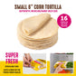 Del Campo Soft Corn Tortillas - 6 Inch Round 1Lb. Bag. 100% Delicious, Gluten Free and All-Authentic Mexican Food. Many Serving