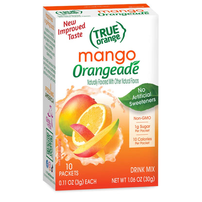 True Citrus Orange, Mango, 1.06 Oz, (Pack of 10- 0.11 oz each)