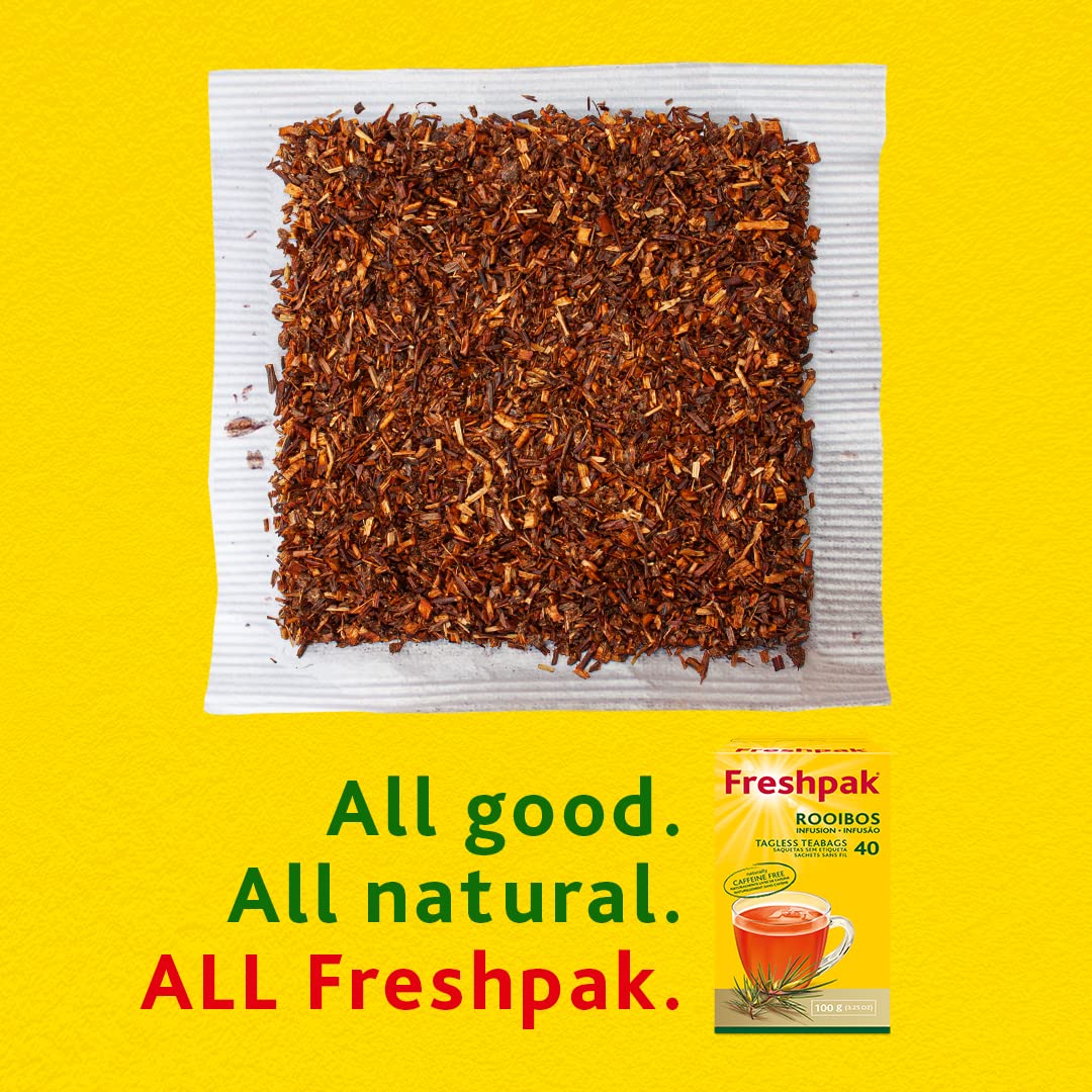 Freshpak Pure Rooibos Tea 80 Tagless Bags 80 Count (Pack Of 4)