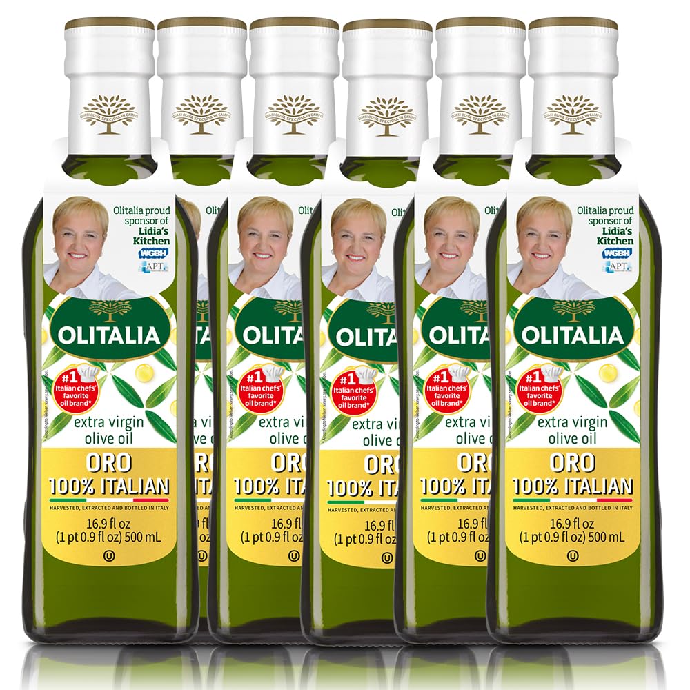 Olitalia Extra Virgin Olive Oil - Gold Selection, Box of 6