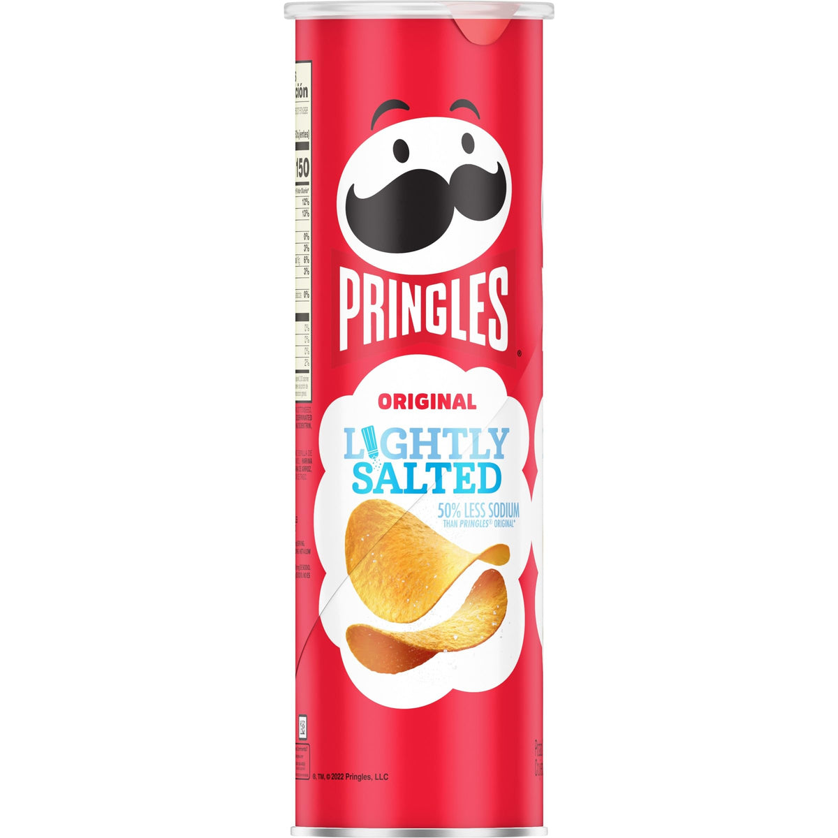 Pringles Potato Crisps Chips, Lunch Snacks, On-The-Go Snacks, Lightly Salted, 5.2oz Can (1 Can)