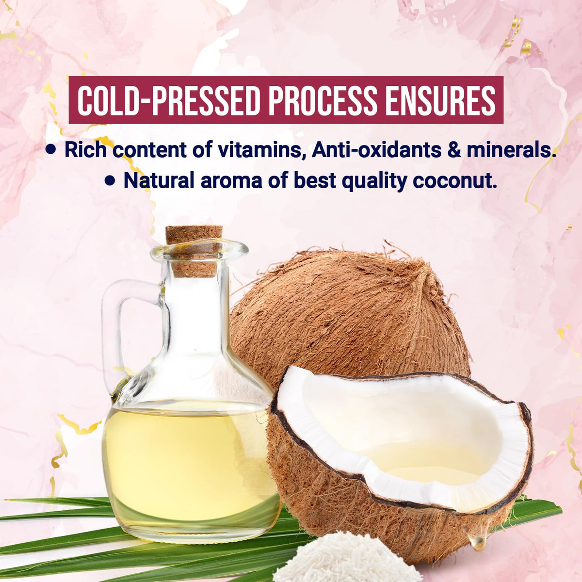 Parachute Advansed Skinpure 100% Organic Extra Virgin Coconut Oil With Rose Oil |Face & Body Oil Moisturizer |Boosts Collagen| C