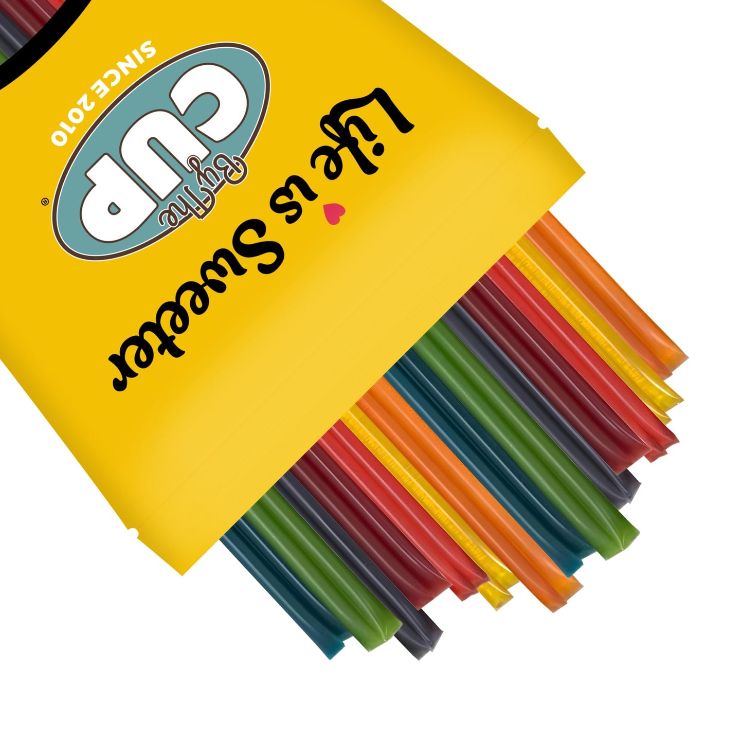 By The Cup Sour Honey Sticks, 7 Flavor Variety (Pack of 70)