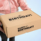CRAVEBOX Birthday Care Package - 50 Count Assortment of Candy, Toys, Snacks, Cookies, and Chips for Party and College Kids Teens
