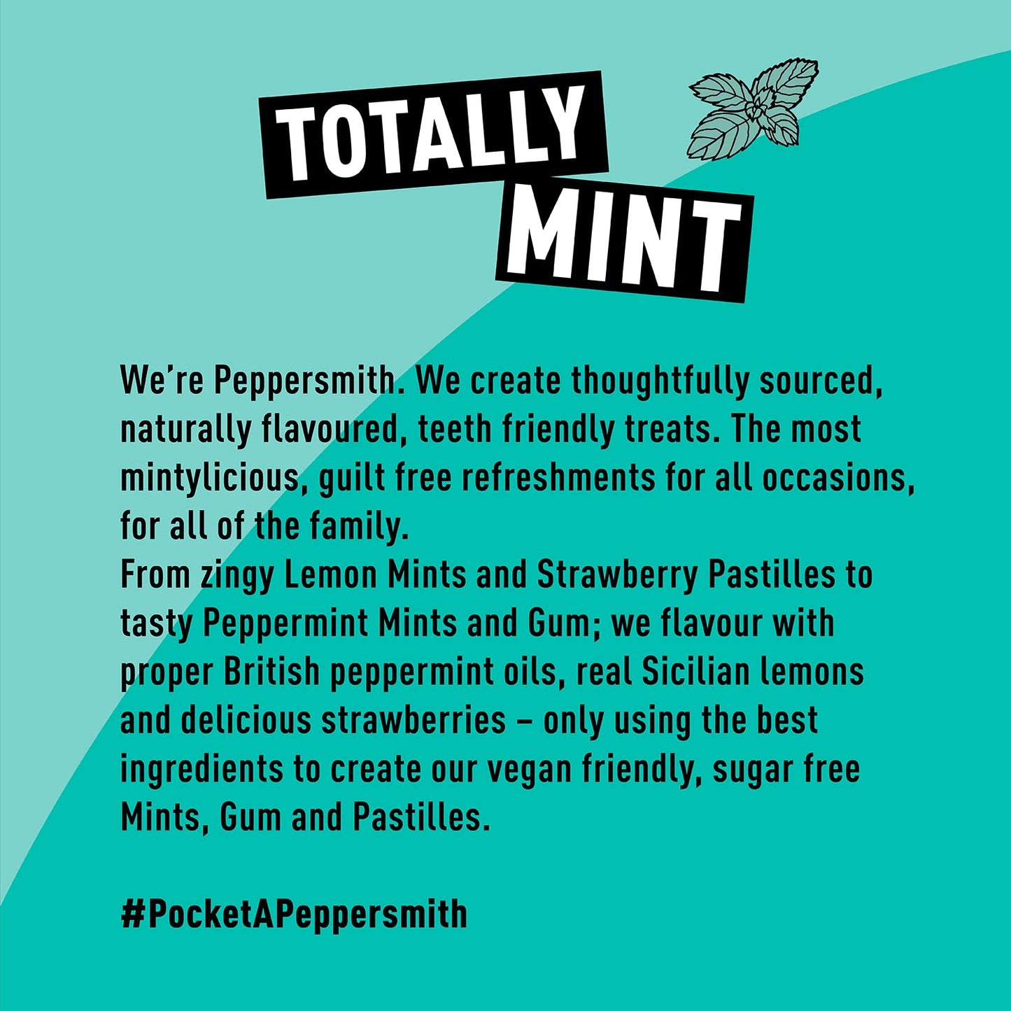 Peppersmith 100% Xylitol Mints Peppermint, 60 Gr