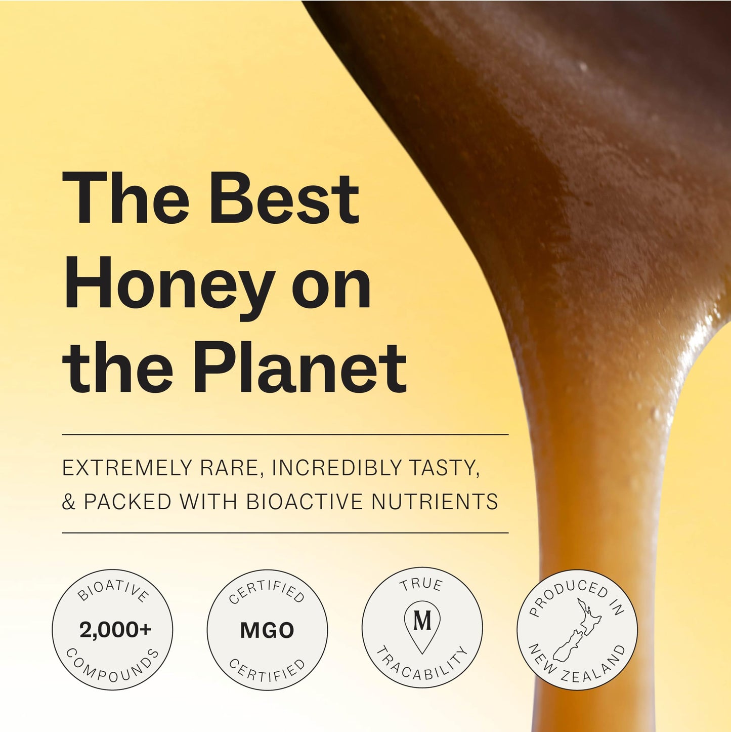 Manukora Raw Manuka Honey, Mgo 200+, New Zealand Honey, Non-Gmo, Traceable From Hive To Hand, Daily Wellness Support - 7G (0.25