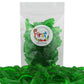 Firstchoicecandy Sweet & Sour Gummy Worms, Multi Flavors And Solid Colors (2 Pound, Green Apple)