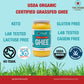 Tin Star Foods Grassfed Organic Ghee -365 Pasture Grazed, Hand Crafted Clarified Butter - Keto, Whole 30 And 21 Day Detox Approv