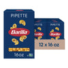 Barilla Pipette Pasta, 16 Oz. Box (Pack Of 12) - Non-Gmo Pasta Made With Durum Wheat Semolina - Kosher Certified Pasta