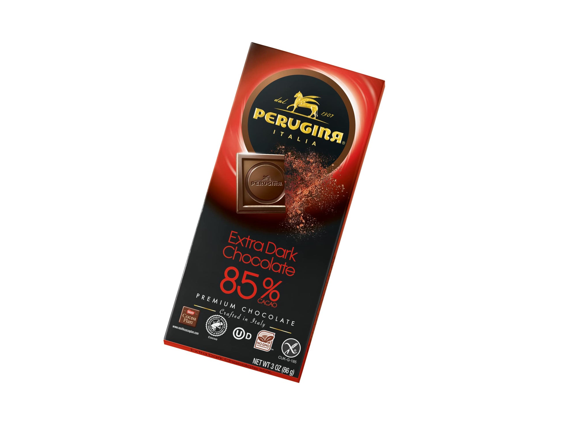 Perugina Extra Dark 85% Bar, 3 Ounce (Pack of 12)