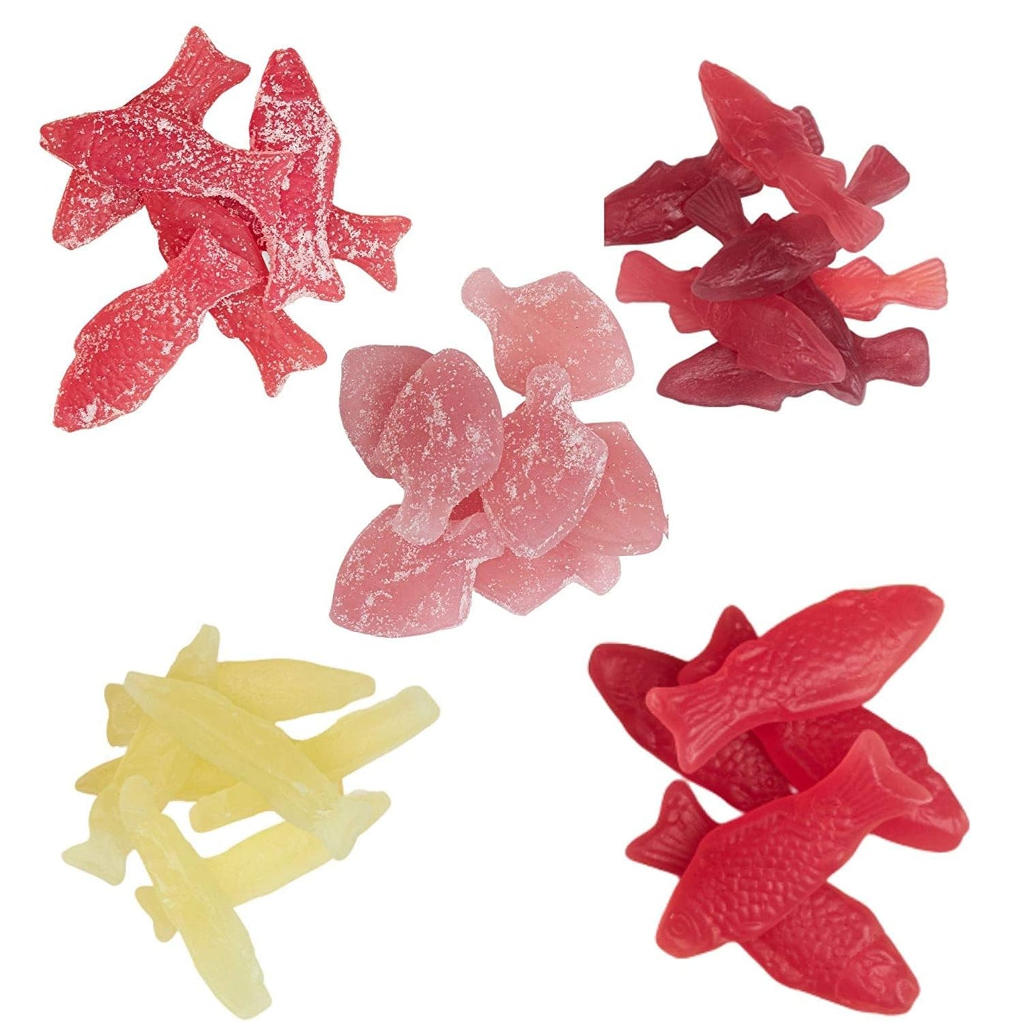 Kolsvart Swedish Candy Variety Pack, 4.2 Oz Each – Sour Raspberry, Sour Blueberry, Classic Rasp Berry, Elderflower & Black Currant Blend (Pack Of 5)