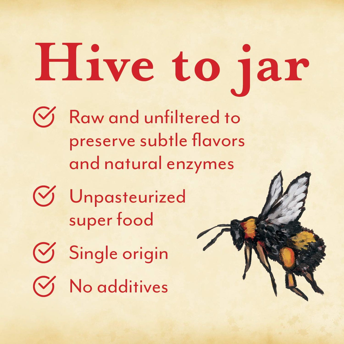 Oregon Growers Raw & Unfiltered Blackberry Honey - Organic Honey, 18 Oz