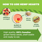 Organic Hemp Seeds, 18oz; 10g Plant Based Protein and 12g Omega 3 & 6 per Srv | smoothies, yogurt & salad | Non-GMO, Vegan, Keto