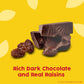 Raisinets, Dark Chocolate Covered California Raisins, 8.0 Oz Resealable Bag, Bulk 8 Pack