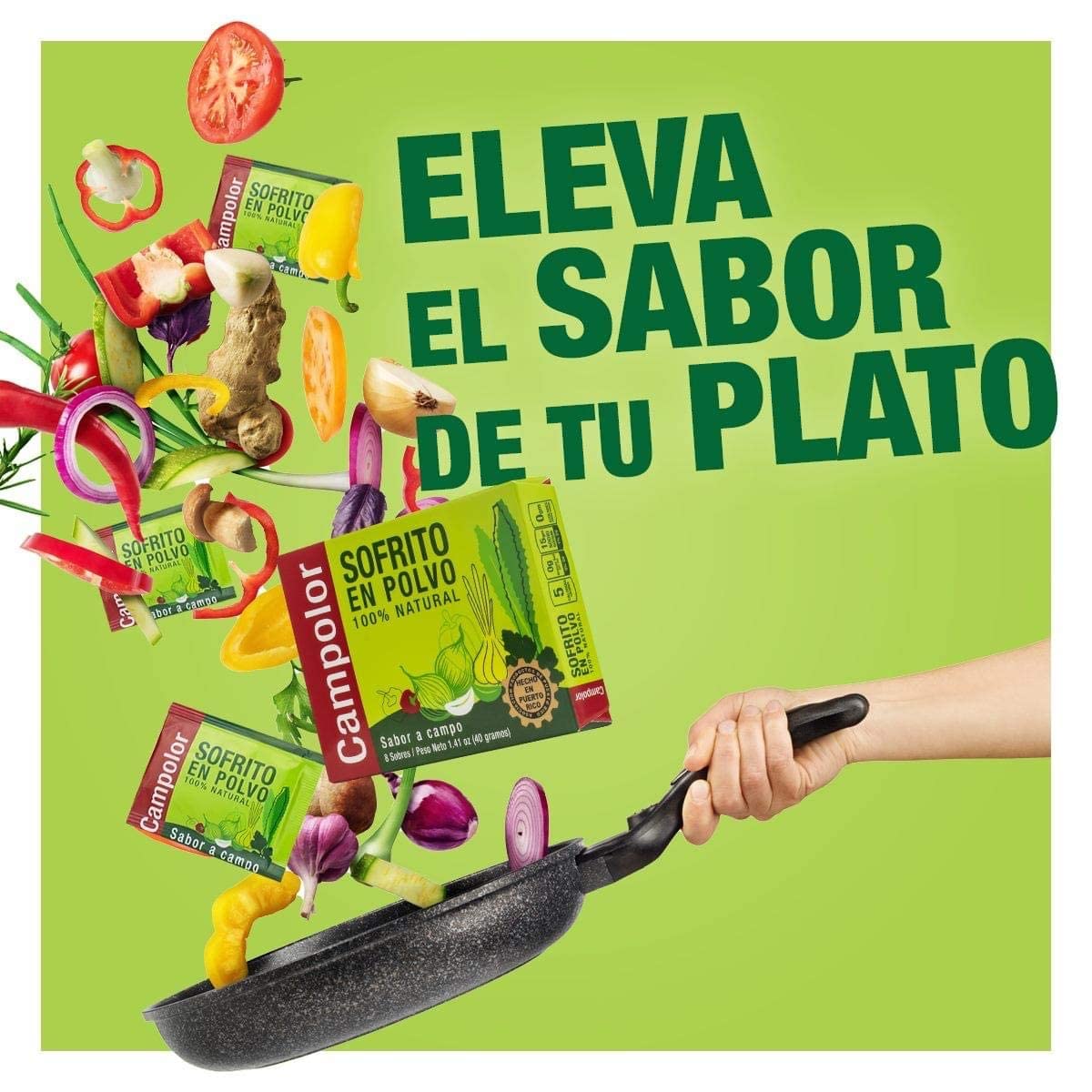 Sofrito En Polvo Campolor Puerto Rico (1 Pack - 20 Sobresitos)