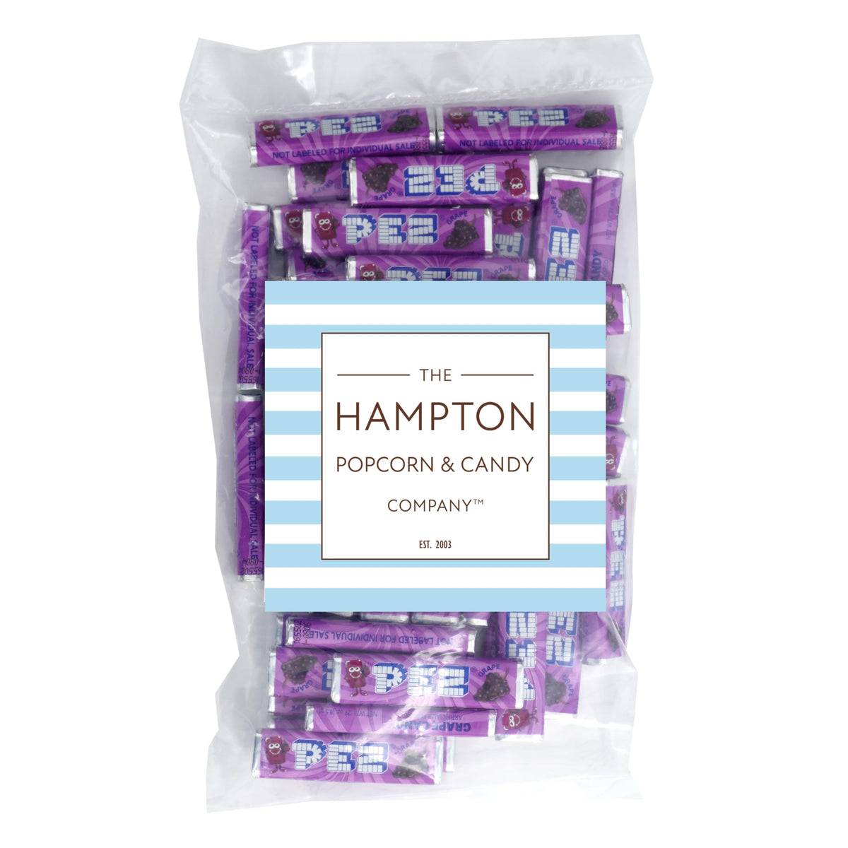 Candy Refills, Grape Flavor, 1 Pound Bulk Bag (Approx. 40 Pieces), Candy Wrapped