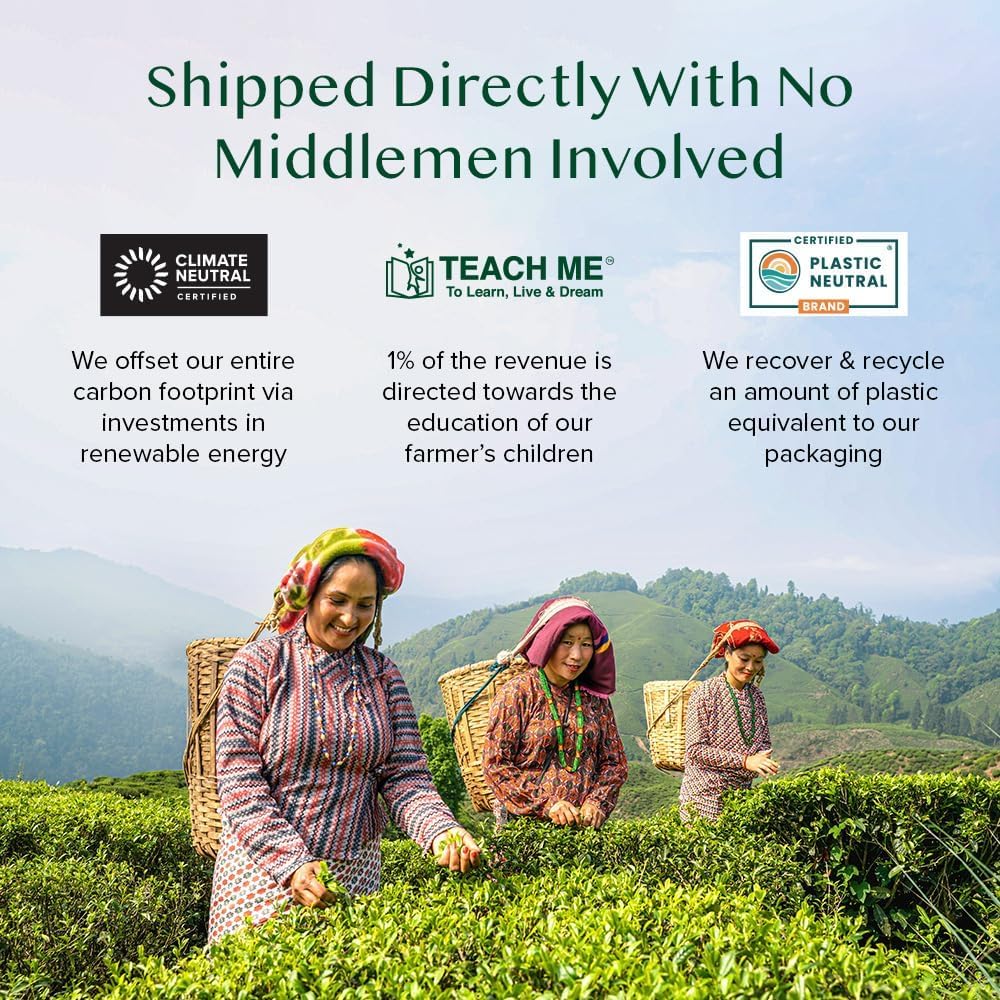 Vahdam, Assorted Chai Tea Variety Pack (6 Delicious Flavors, 36 Eco Friendly Pyramid Tea Bags) Caffeinated, Gluten Free, Non Gmo | Indian Masala Chai Tea Blends | Tea Gift Sets For Men And Women