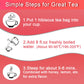 FullChea Hibiscus Tea Bags - Premium Non-GMO, Caffeine-free, 50 Teabags, 2g/bag - Rich in Antioxidants, Supports Digestion