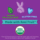 Annies Organic Sweet and Sour Fruit Twists, Strawberry Lemonade Fruit Flavored Snacks, 6 Count, 3.84 oz