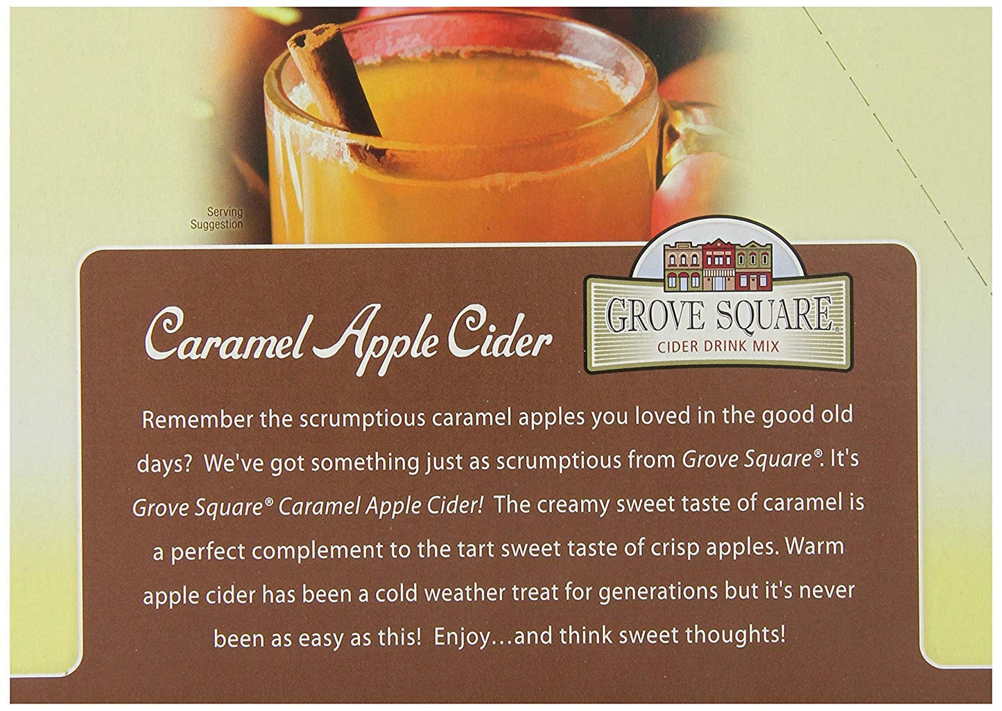 Grove Square Cider Single Serve Cups, Caramel Apple, 24 Count, Model 12G70674652