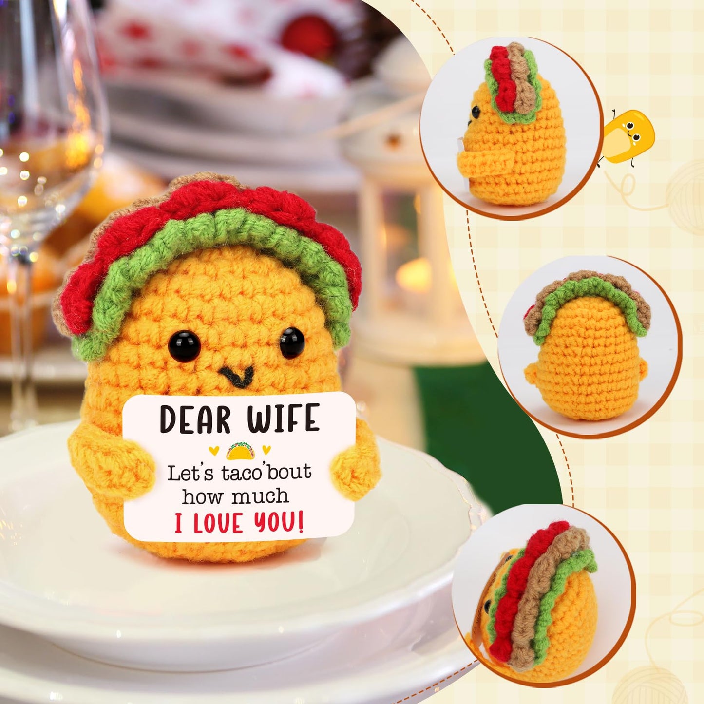TuSuQing Funny Birthday Gifts for Wife Christmas Anniversary Romantic Gift for Her Wife Women I Love You Cute Valentines Mothers