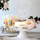 Lingteer Happy 20Th Birthday Silver Rhinestone Cake Topper - Cheers To 20Th Birthday Twenty Years Old Party Cake Centerpieces To
