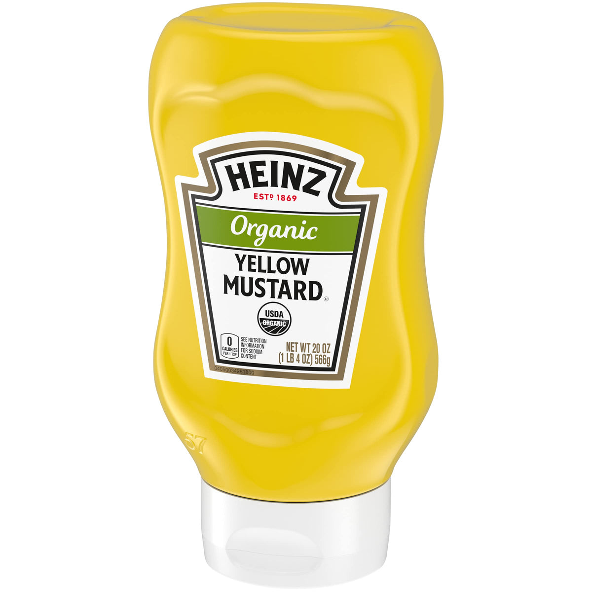 Heinz Organic Yellow Mustard (20 oz Bottle)