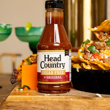 Head Country Bar-B-Q Sauce, Gluten Free, Sugar Free, 17.5 Ounce, Original Flavor