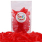 Firstchoicecandy Sweet & Sour Gummy Worms, Multi Flavors And Solid Colors (1 Pound, Red Strawberry)