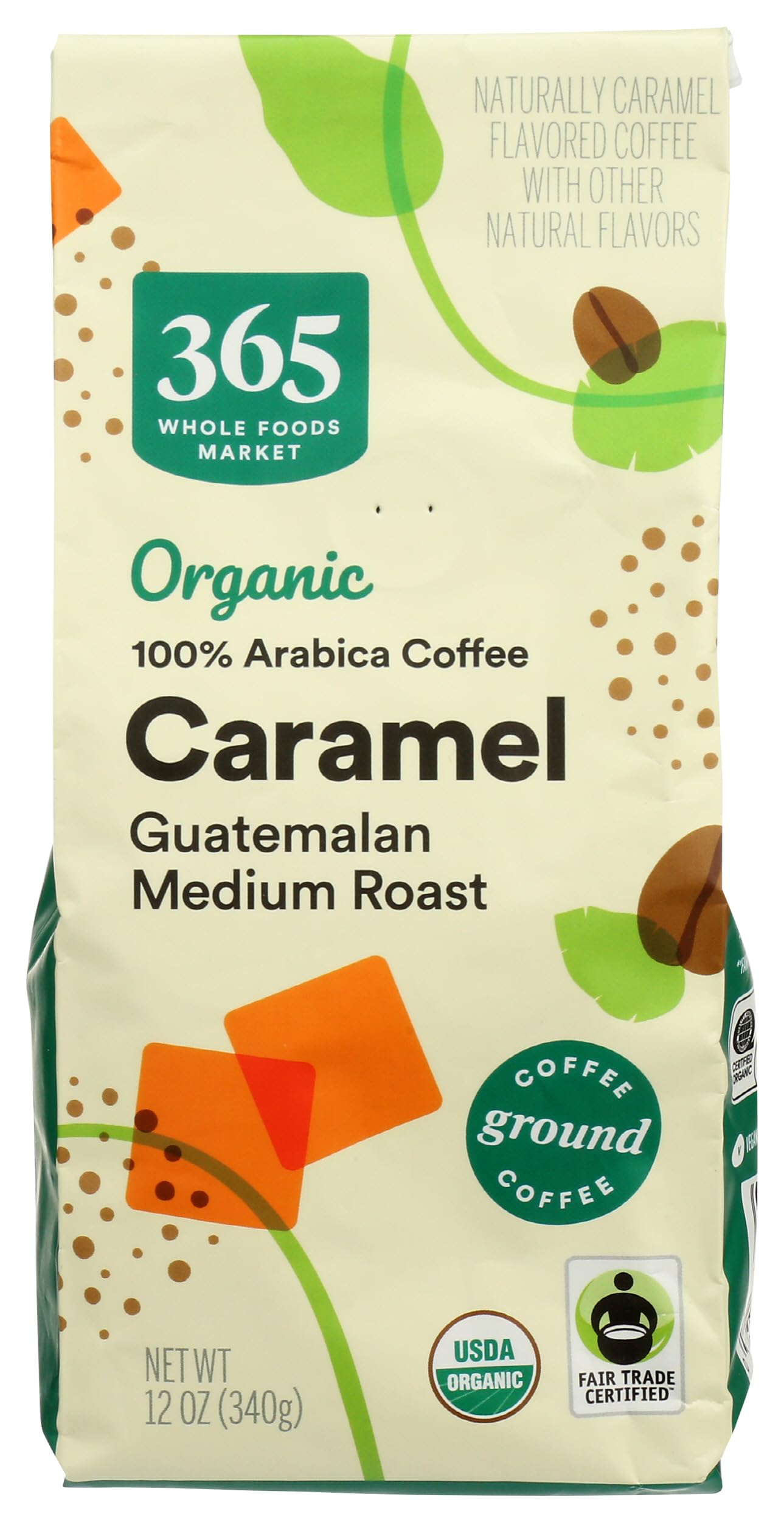 365 by Whole Foods Market, Organic Caramel Ground Coffee, 12 Ounce