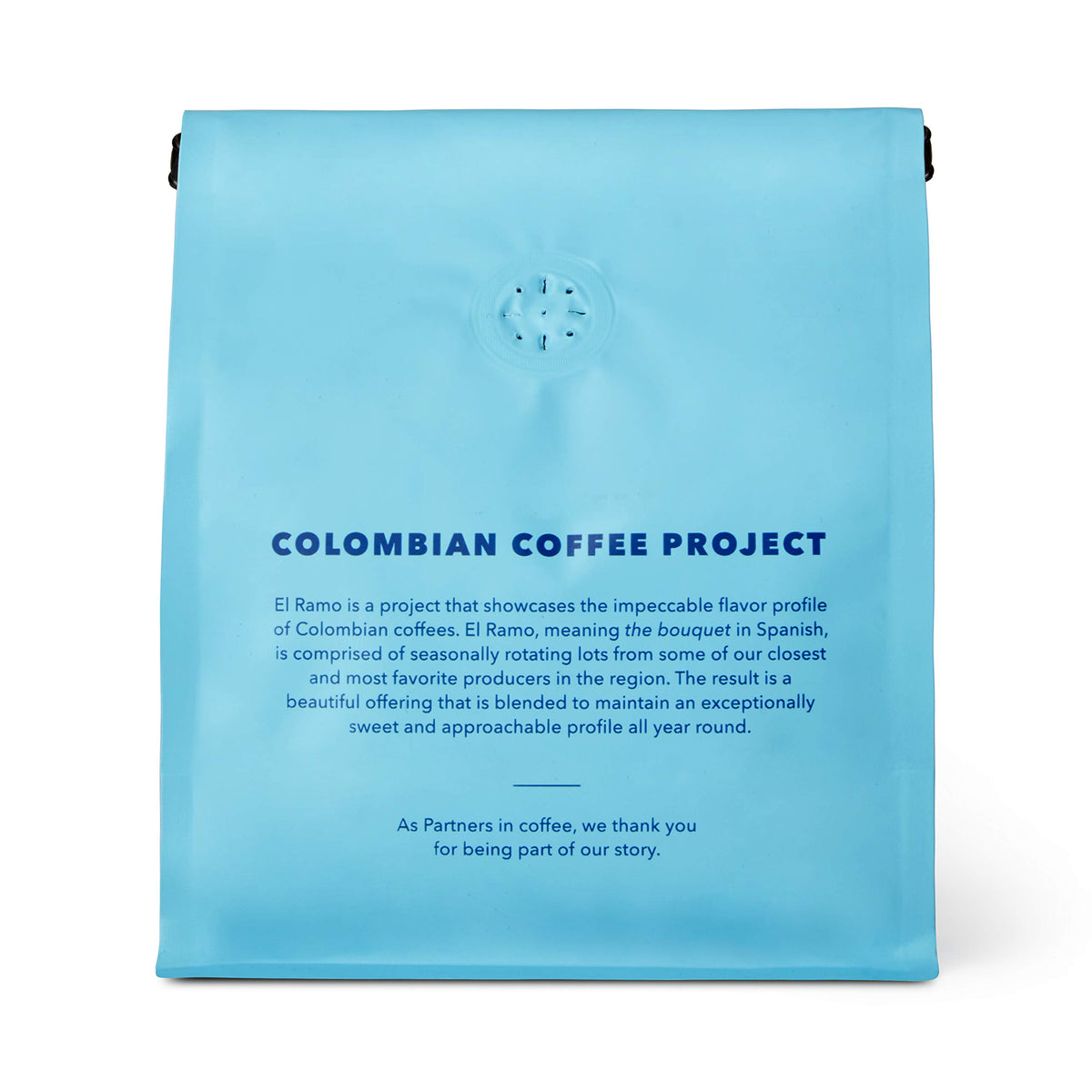 Partners Coffee, Colombia - El Ramo, Whole Bean Coffee, 12 Ounce - Medium-Light