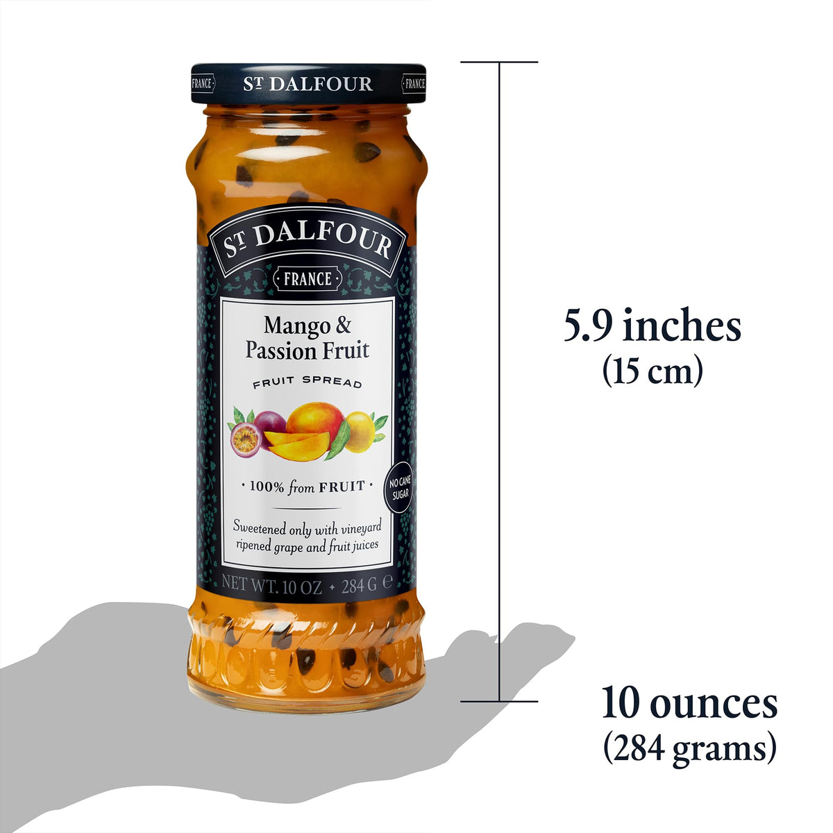 St Dalfour - Consrv Mango Pssn Fruit - Case of 6 - 10 OZ (6x10 OZ)