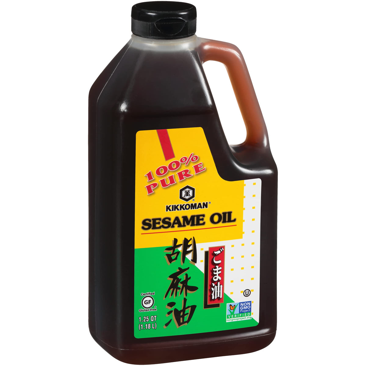 Kikkoman Toasted Sesame Oil, Non-GMO, No Preservatives, 40 Fl Oz