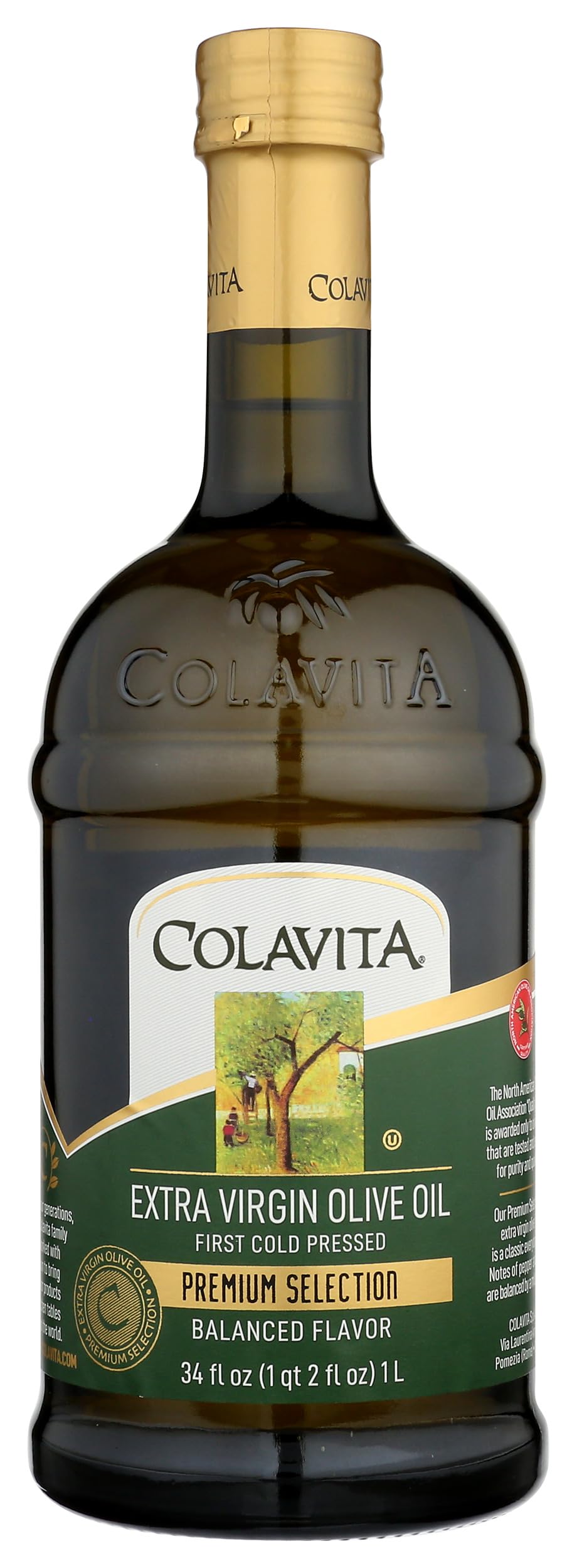COLAVITA Extra Virgin Olive Oil, 34 Fl Oz, Pack of 1, Model 039153010024