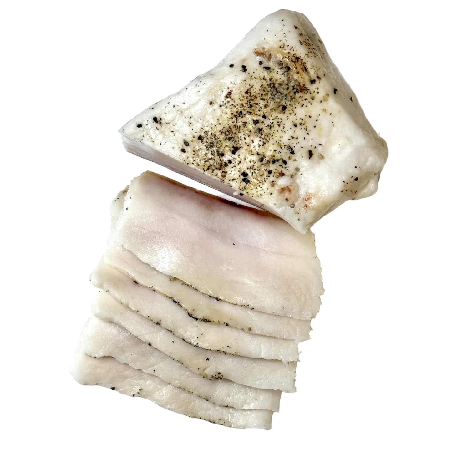TEAMORE Cured Pork Fat with Garlic, All Natural, Nitrate Free, 1 lb
