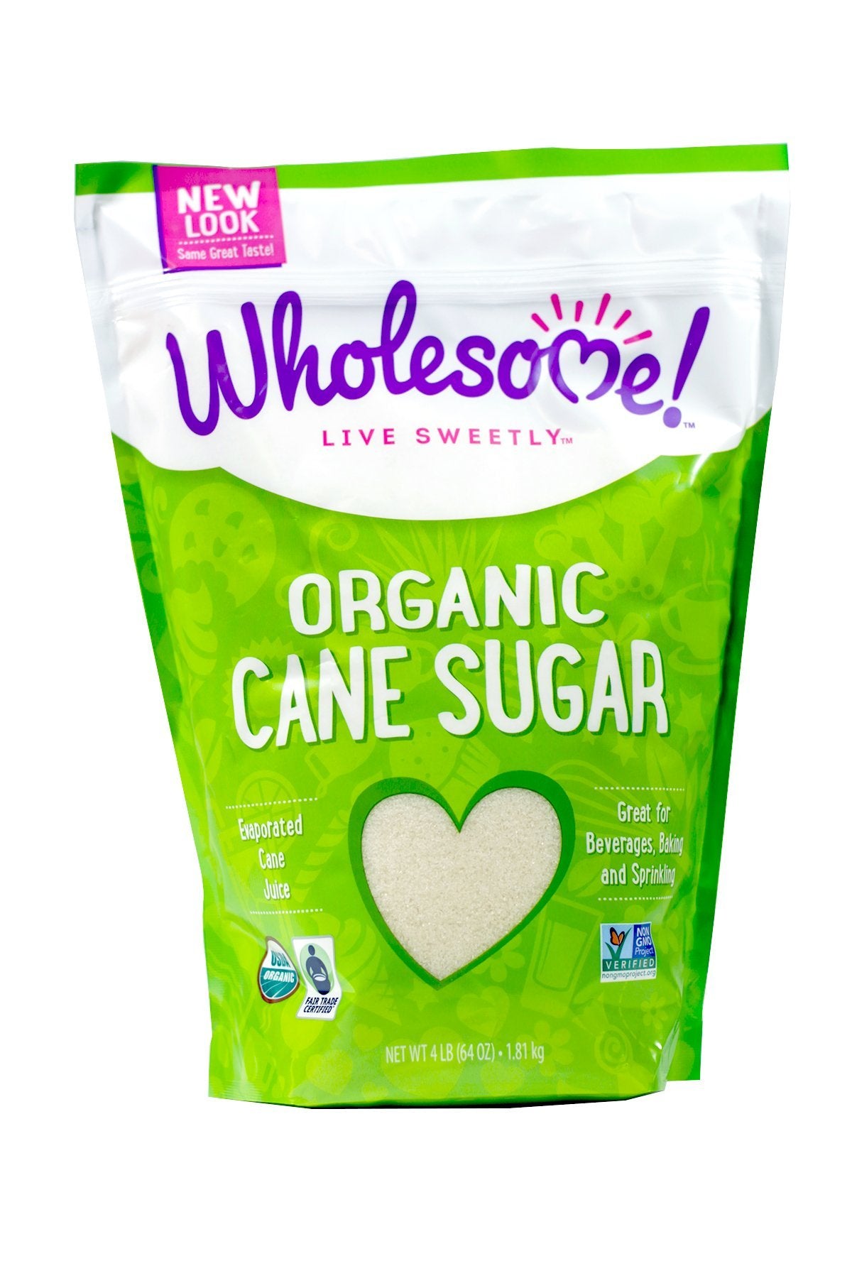 Wholesome Sweeteners Fair Trade Evap Cane Sugar (6X64 Oz)