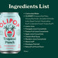 OLIPOP Prebiotic Soda Pop, Tropical Punch, A New Kind of Soda Packed with Prebiotics, Fiber, and Botanicals, Gluten Free, Vegan,