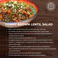 Pride Of India - Indian Whole Brown Crimson Masur Lentils - Protein & Fiber Rich Masoor Whole, 3.0 Pound Jar