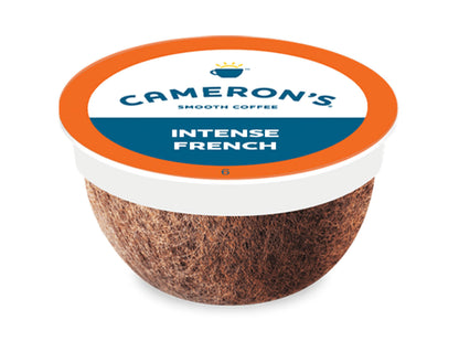 Camerons Coffee Single Serve Pods, Intense French, 12 Count (Pack of 1)