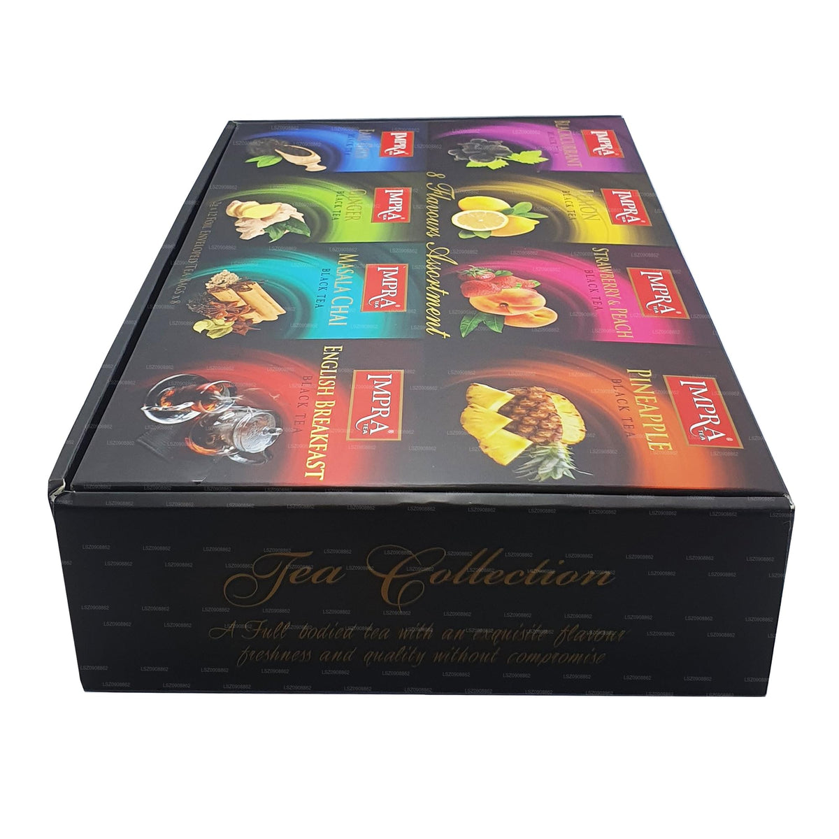 Impra Black Tea Collection Gift Pack 8 Flavors, 80-Count Tea Bags Per Order